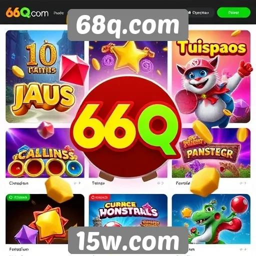 Variedade de jogos disponíveis no 68q.com